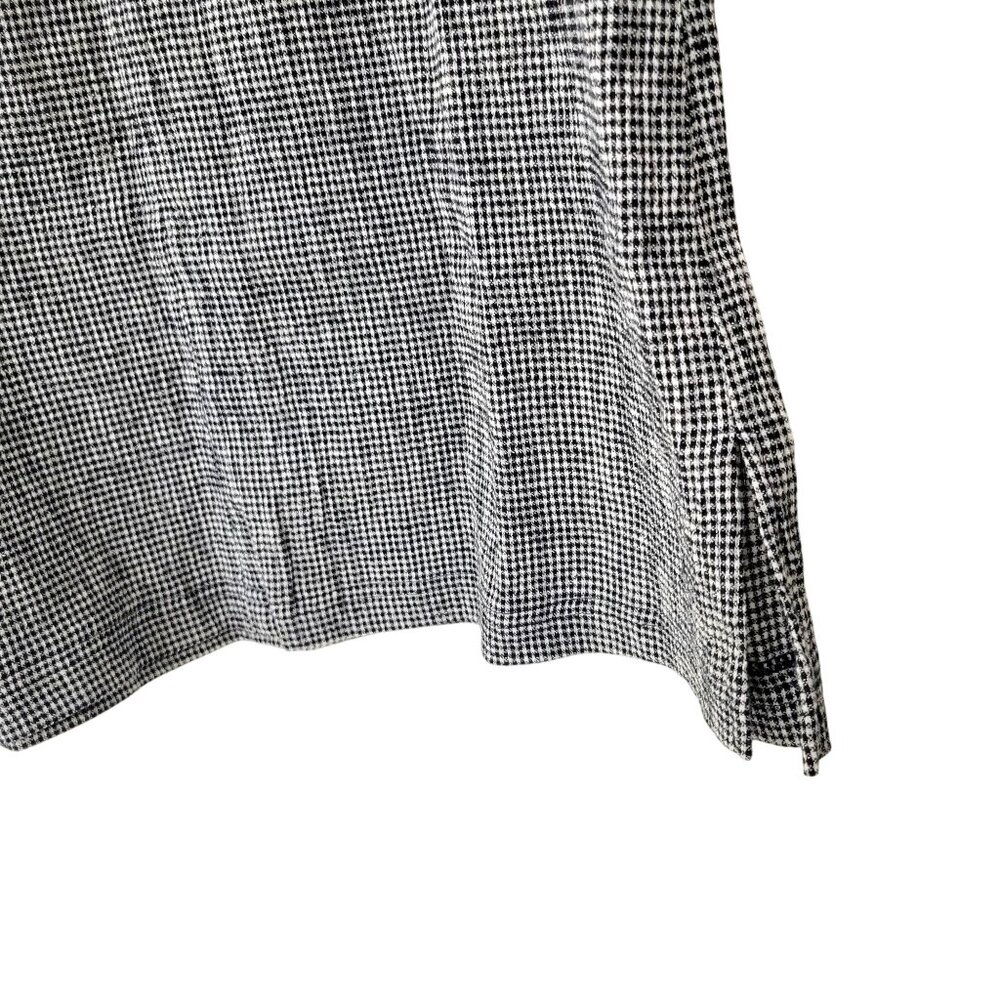 Silhouettes Black and White Check Pullover Lagan Look Tunic Size 1X - Picture 4 of 4